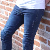 Pánske džínsy na moto Trilobite Uptown skinny fit monolayer AAA blue