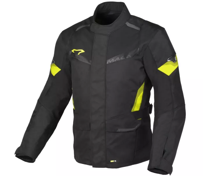 Bunda na moto Macna Vaulture black/fluo yellow men jacket