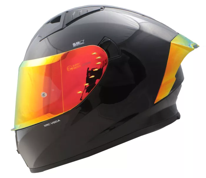 Helma na moto XRC VEGA glossy black