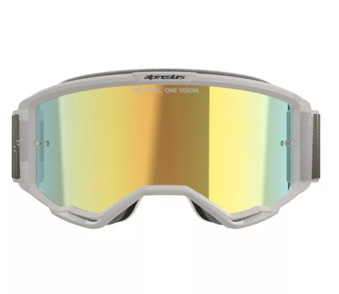 Motokrosové okuliare Alpinestars Vision 5 Hollow wind/mirror gold