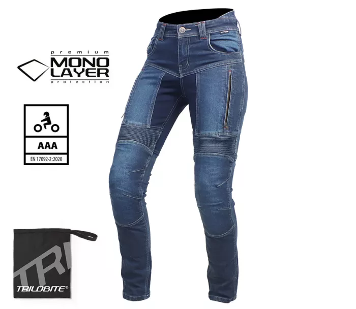 Trilobite Parado monolayer AAA slim fit ladies jeans long blue vel. 36