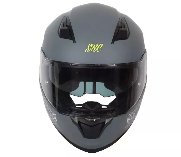 Helma na moto XRC Cobra king matt grey/fluo