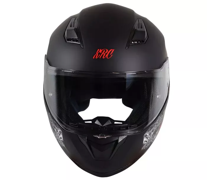 Helma na moto XRC Cobra king matt black/red