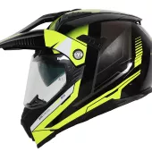 Helma na moto XRC Dual Alpiner 2.0 black/fluo