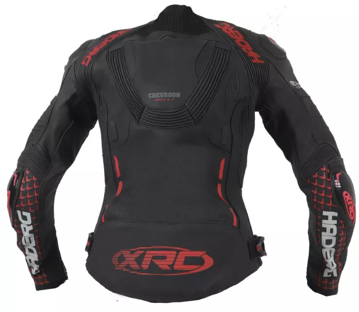 Dámská bunda na moto XRC Haderg 2.0 blk/grey/red