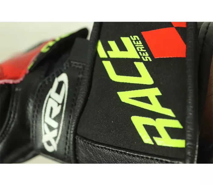 Rukavice na moto XRC HADERG RACE BLK/RED/FLUO