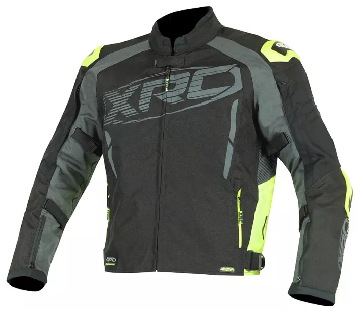 Bunda na motorku XRC Haderg WTP blk/grey/fluo