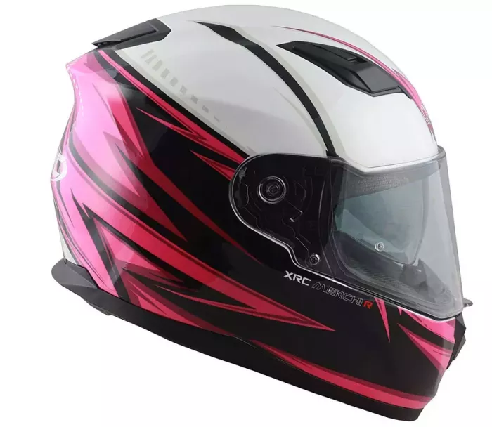 Helma na moto XRC Merchi R black/pink/white