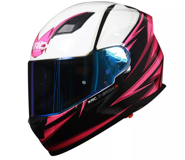 Helma na moto XRC Merchi R black/pink/white