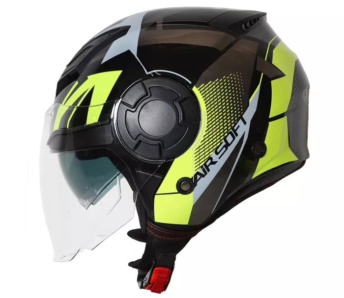 Helma na moto XRC Metric 2.0 black/fluo