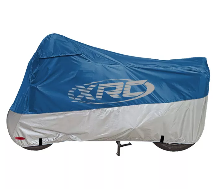 Plachta na moto XRC Outdoor blue/silver vel. XL