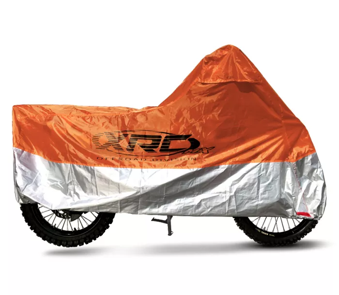 Plachta na motorku XRC Offroad/MX orange/silver vel. XL