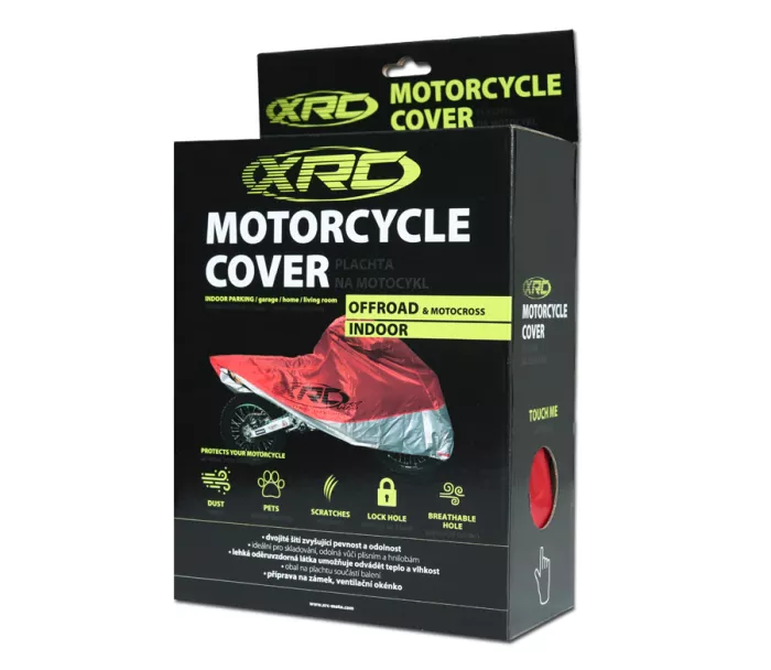 Plachta na motorku XRC Offroad/MX red/silver vel. XL