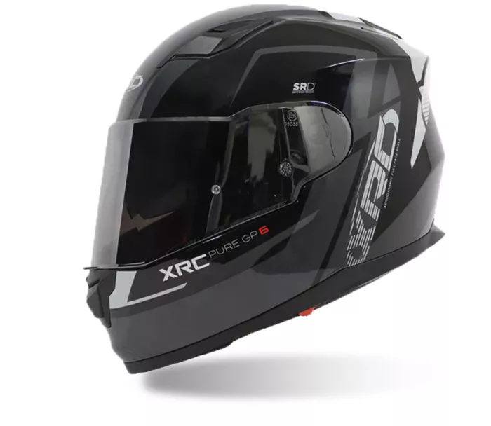 Helma na motorku XRC Pure GP 6 black/grey