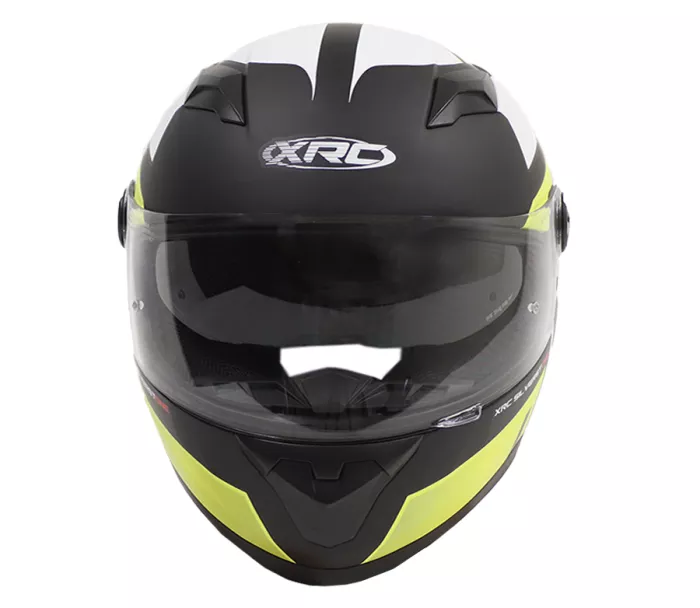 Helma na motorku XRC Silverstone matt black/grey/white