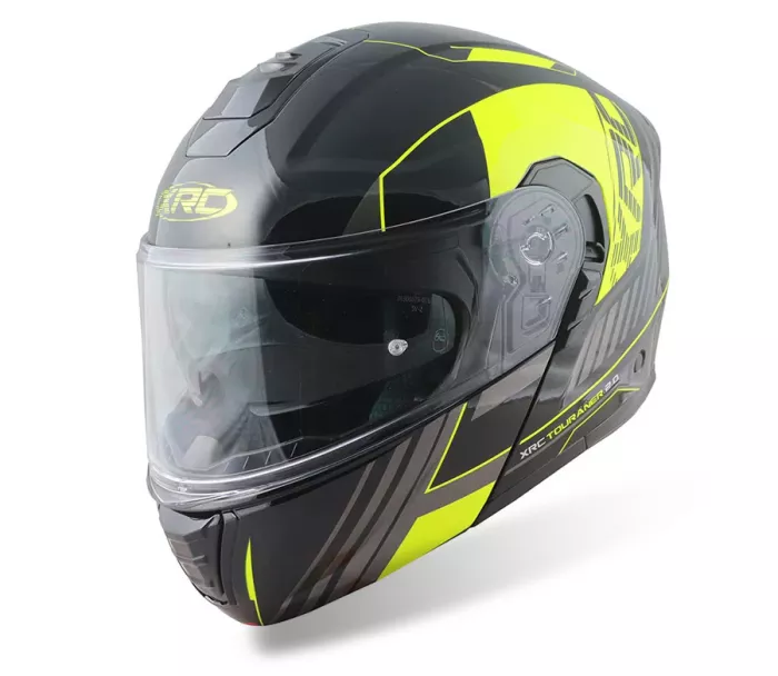 Helma na moto XRC Touraner 2.0 black/fluo