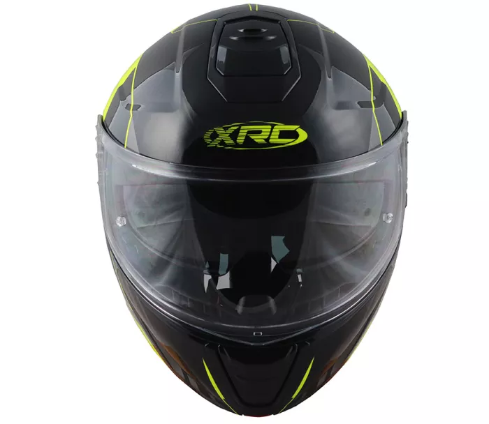 Helma na moto XRC Touraner 2.0 black/fluo