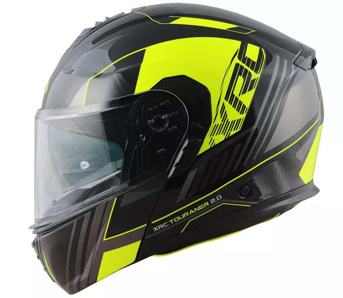 Helma na moto XRC Touraner 2.0 black/fluo