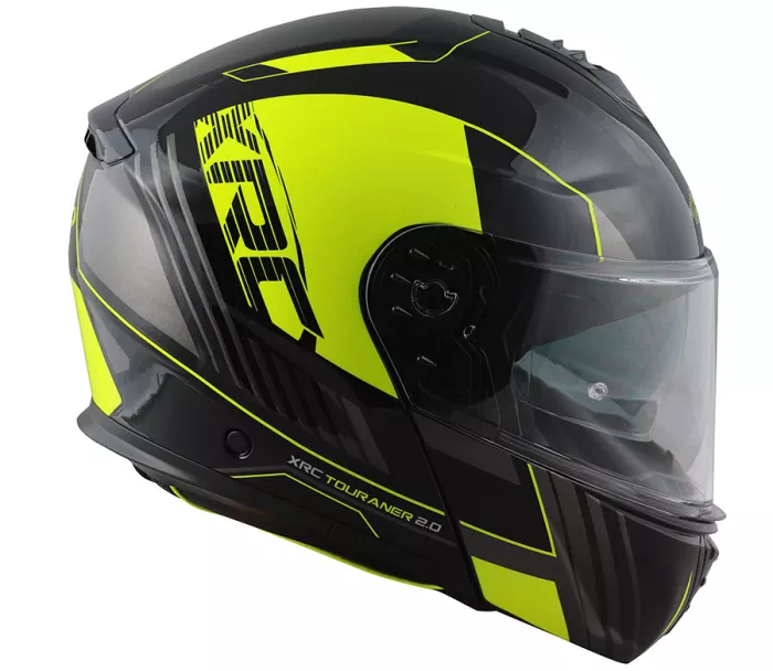 Helma na moto XRC Touraner 2.0 black/fluo