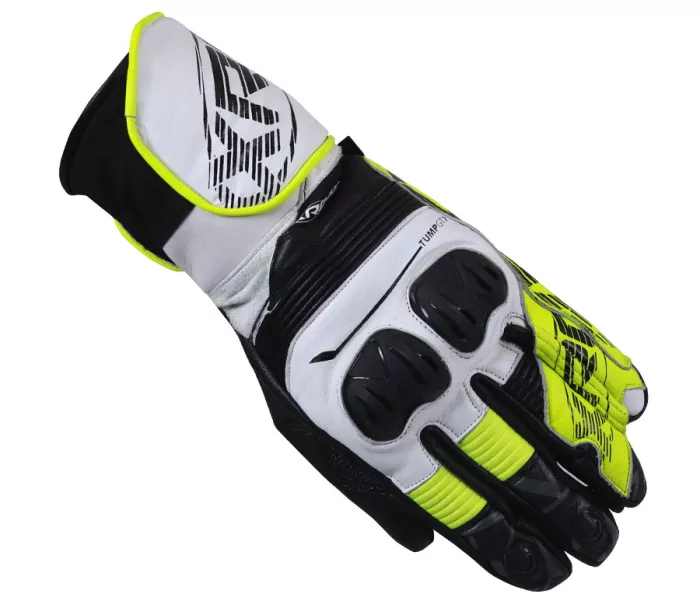 Rukavice na moto XRC TUMP GT7 WHT/BLK/FLUO men gloves