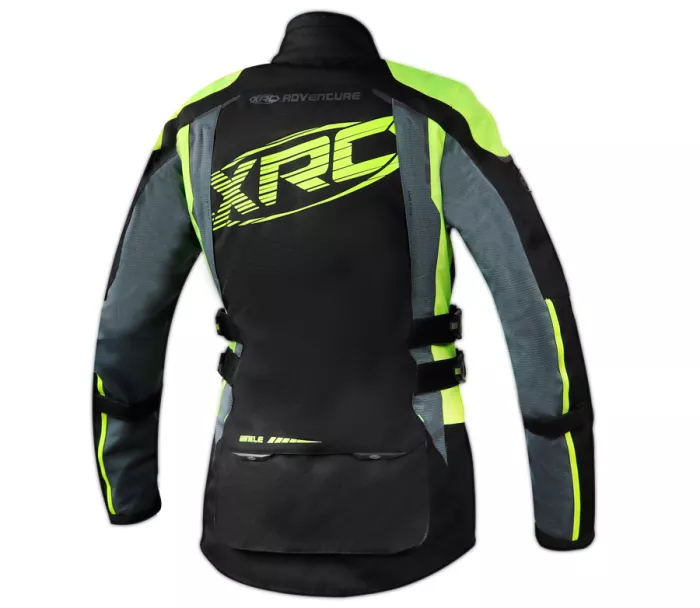 Dámska bunda na moto XRC Winkle WTP blk/grey/fluo