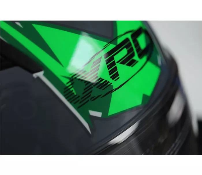 Helma na moto XRC Merchi R black/green/grey