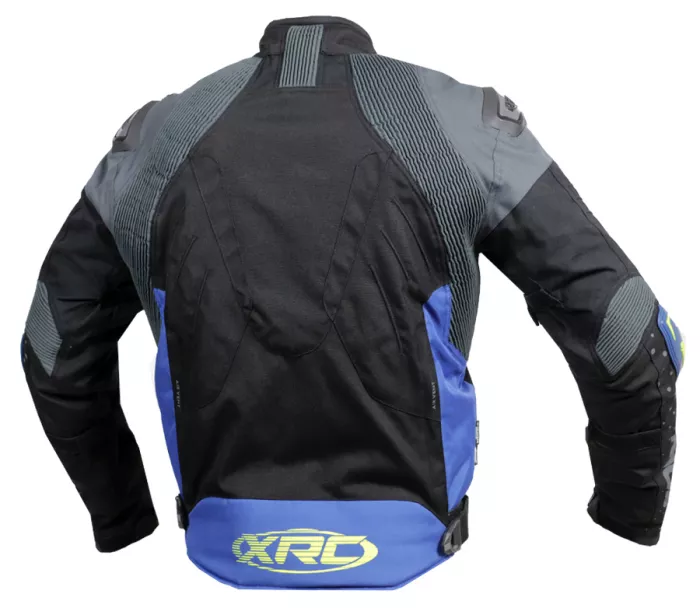 Pánska bunda XRC Moos WTP blk/grey/blue/fluo