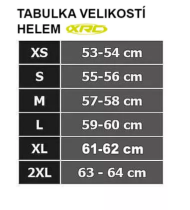 Helma na motorku XRC Pure GP 5 black/grey