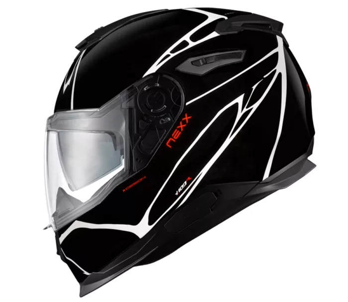 Helma na moto NEXX Y.100 B-side black white