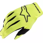 Dětské rukavice Alpinestars Youth Radar yellow fluo/black