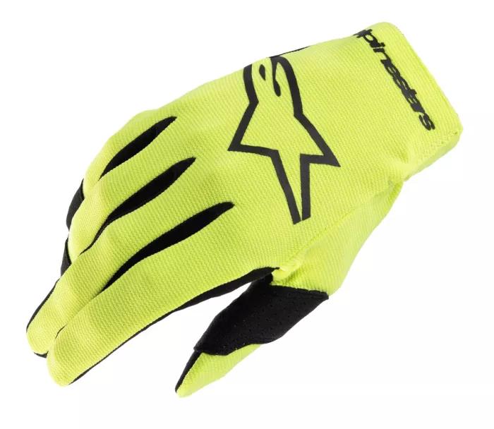 Dětské rukavice Alpinestars Youth Radar yellow fluo/black