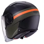 Otvorená helma Caberg Soho Zephyr matt black/military green/orange